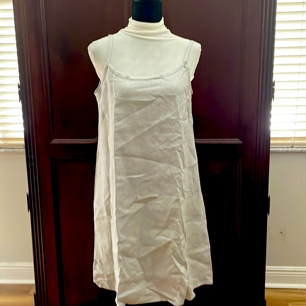 Light gray 100% linen with tags sand snow brand